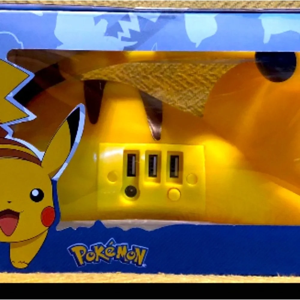 NEW Pokémon Pikachu Wireless Phone Charger / USB Ports